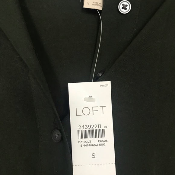 NWT Loft olive green tunic - Picture 4 of 4